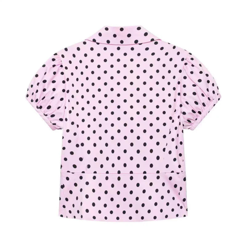 ZARA Summer Vintage Versatile Polka Dot Short Blazer